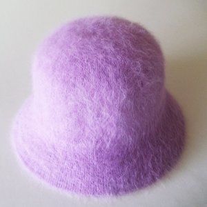Lavender Angora Bucket Hat, Fits Adults, New w/ Tags, Fall & Winter